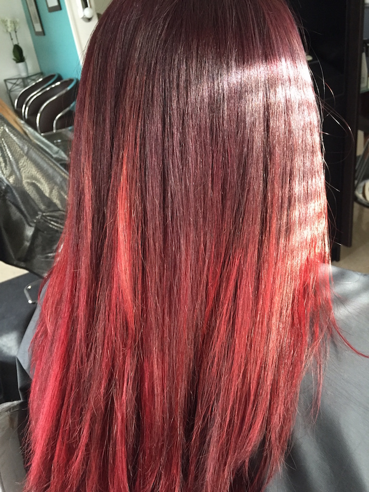 womens hair color ombre balayage